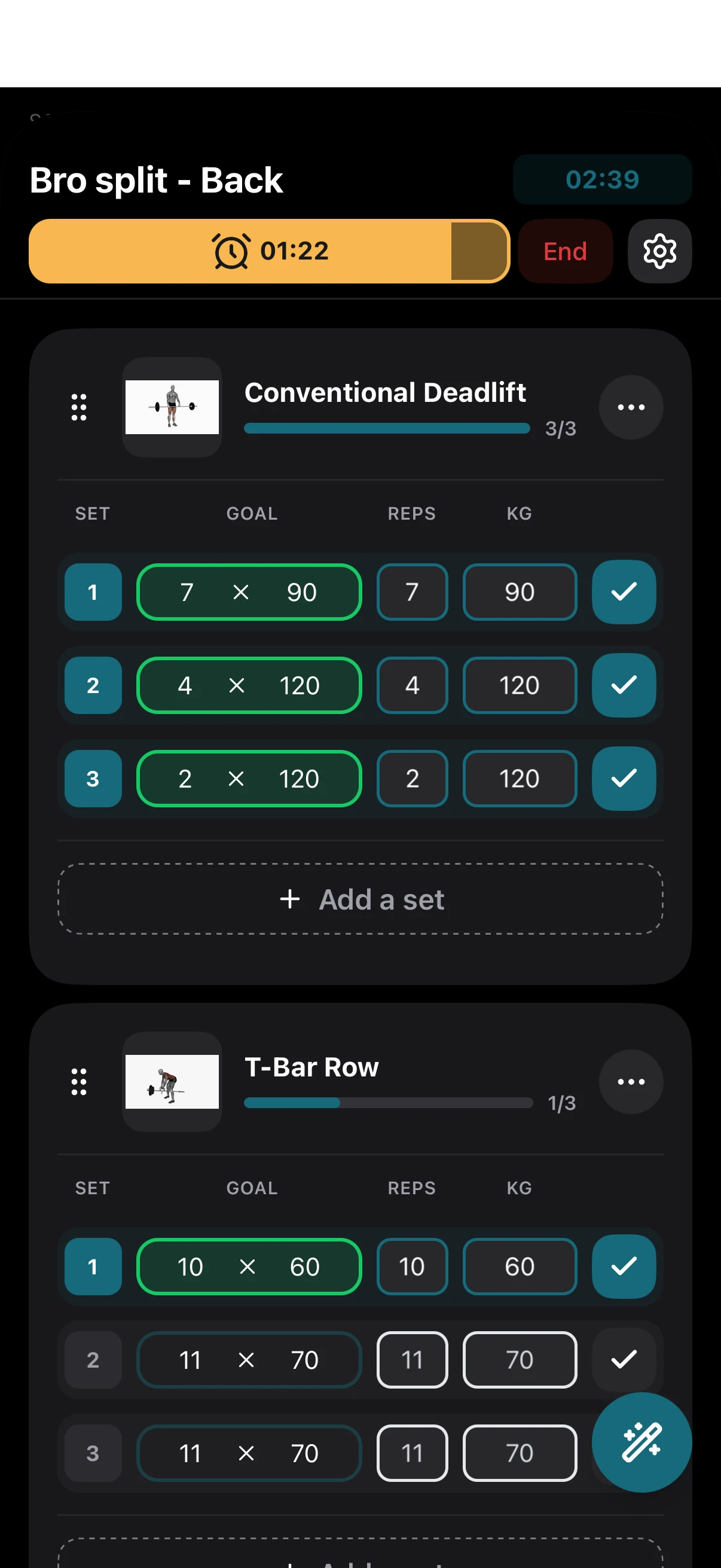 Lifterly — active workout tracking